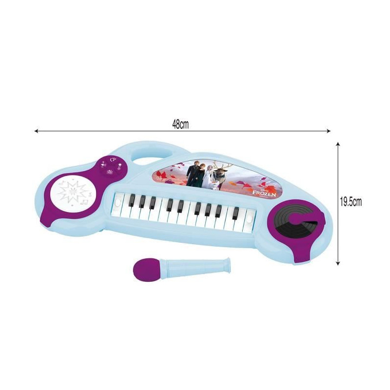 Frozen children's electronic piano with light effects