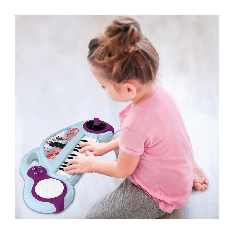 Frozen children's electronic piano with light effects