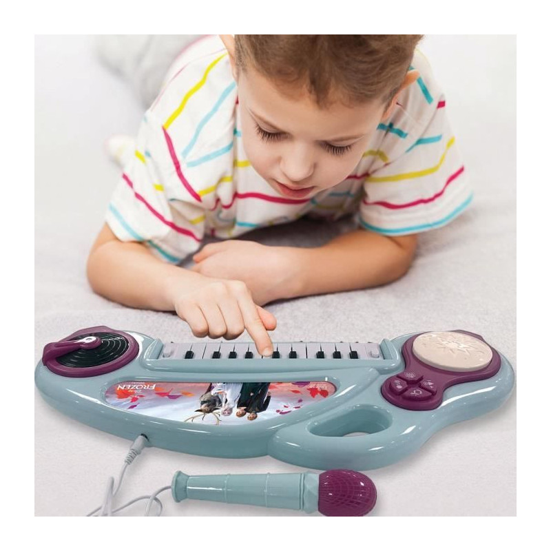 Frozen children's electronic piano with light effects