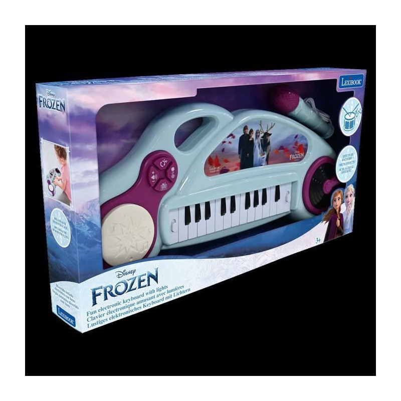 Frozen children's electronic piano with light effects