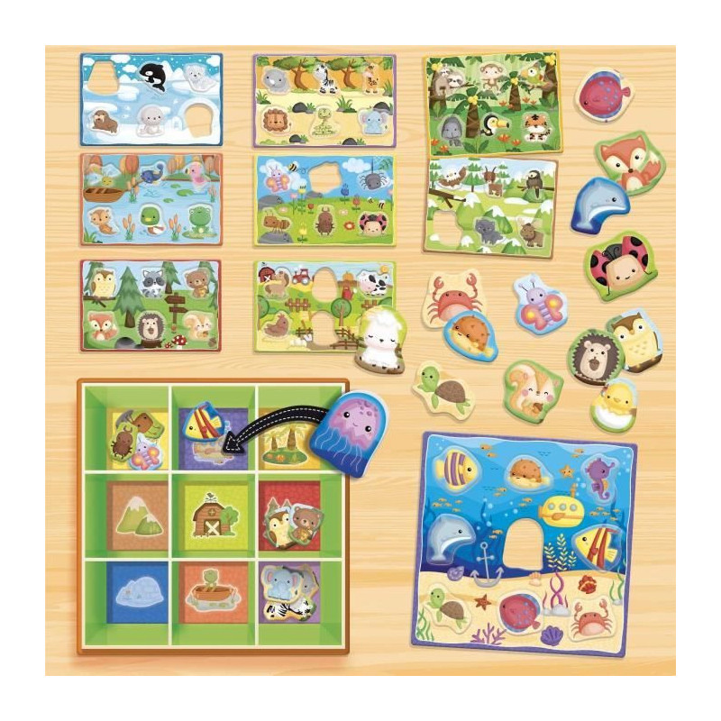 Learning Game - Lisciani - 92772 - Montessori - 3D - 50 self-correctin
