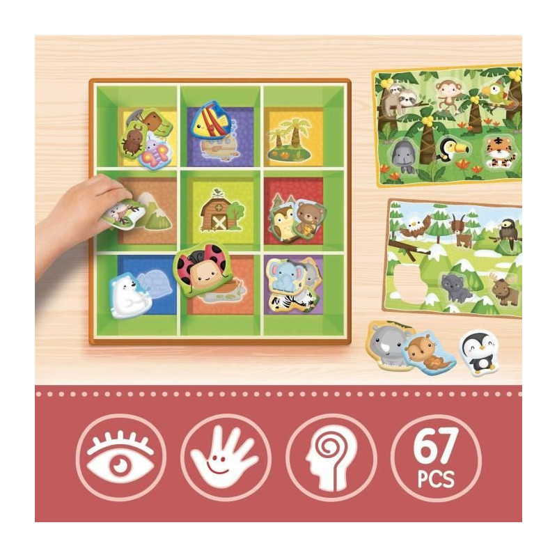 Learning Game - Lisciani - 92772 - Montessori - 3D - 50 self-correctin