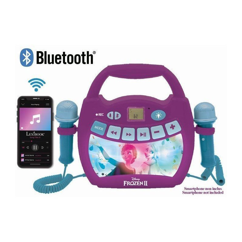 THE SNOW QUEEN - Bluetooth Speaker - Light Effects, Microphones and Re