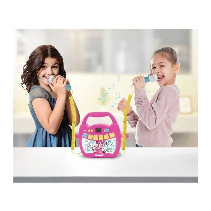 MINNIE MOUSE - Bluetooth Speaker - Light Effects, Microphones and Rech