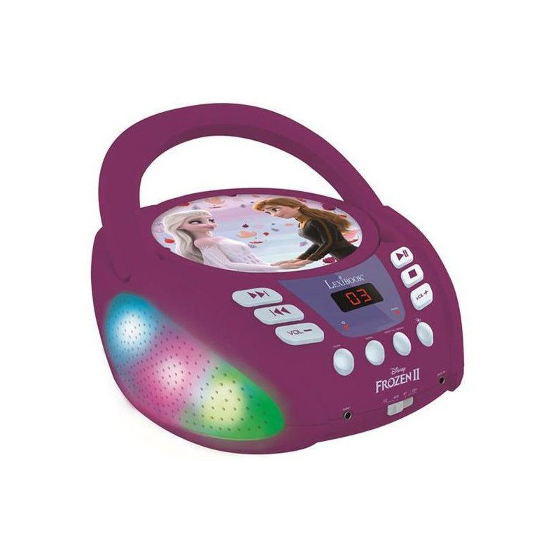 Frozen Bluetooth CD Player with Light Effects