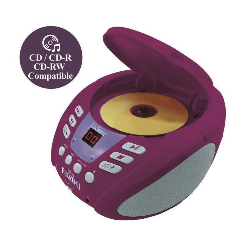 Frozen Bluetooth CD Player with Light Effects