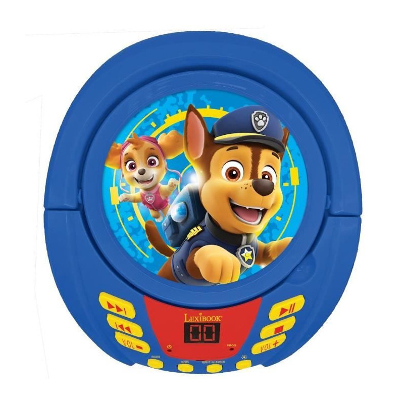 Paw Patrol Bluetooth CD Player with Light Effects