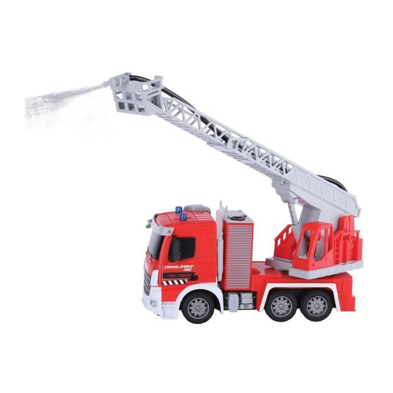 LEXIBOOK - CROSSLANDER PRO - Remote-controlled fire truck with sound a