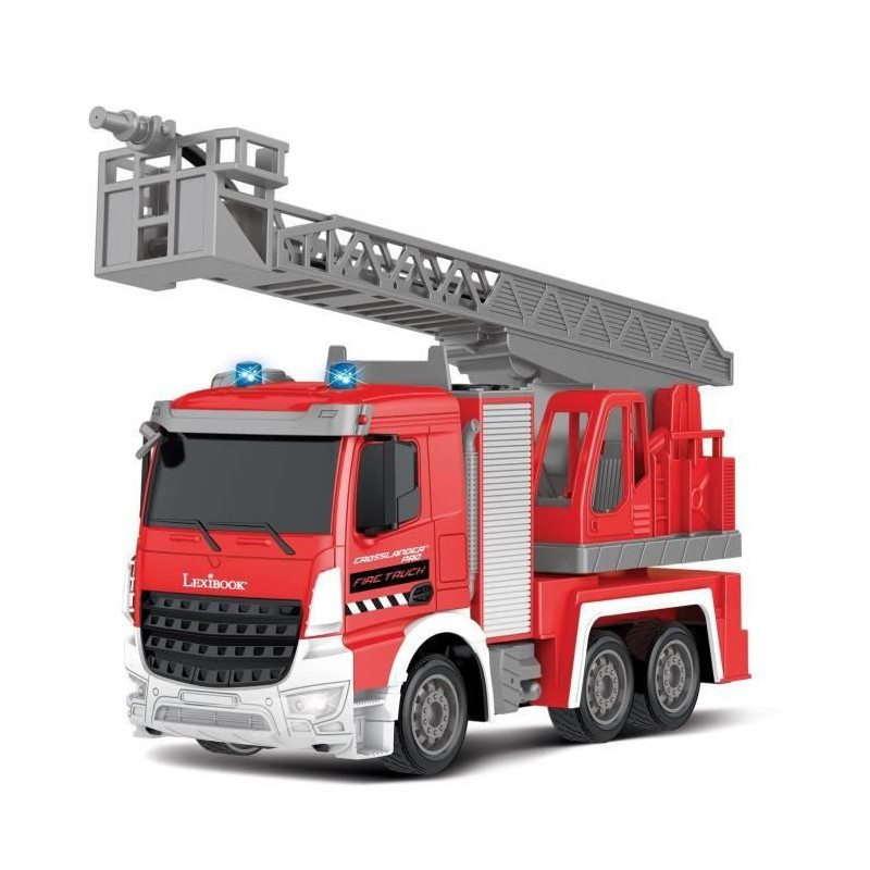 LEXIBOOK - CROSSLANDER PRO - Remote-controlled fire truck with sound a