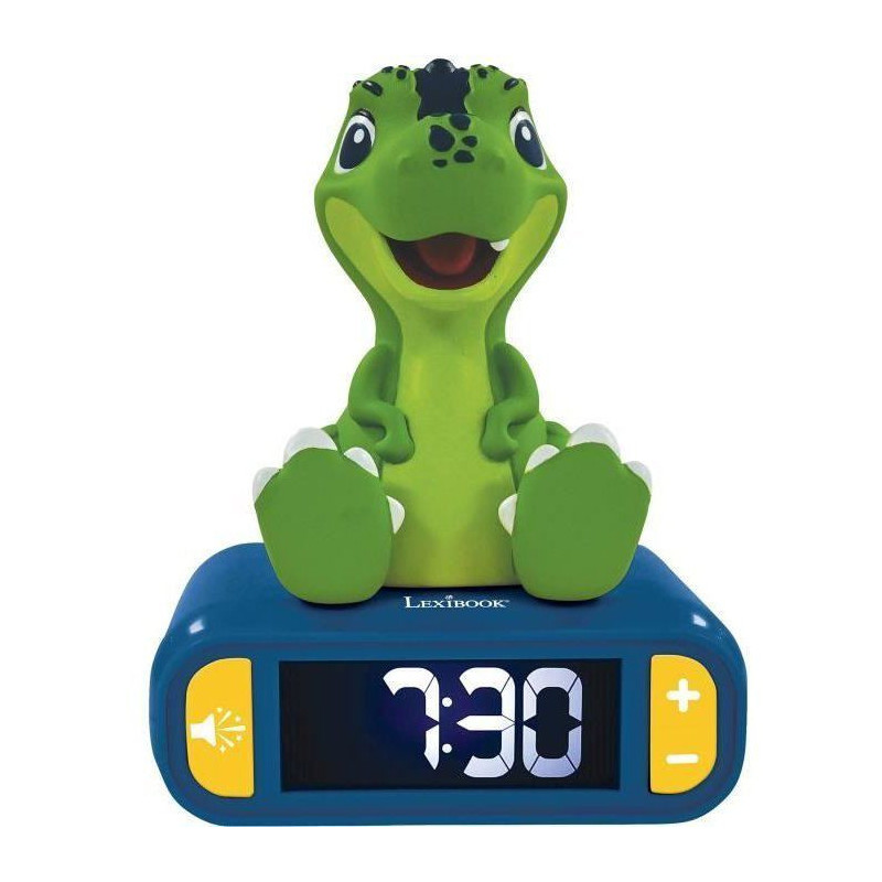 Digital awakening with light dinosaur light in 3D and sound effects