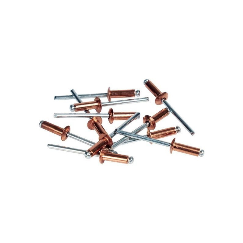 Rivets - Rapid - 5001467 - Aluminum - Copper - Ø 4.8x12 mm (50 pcs)