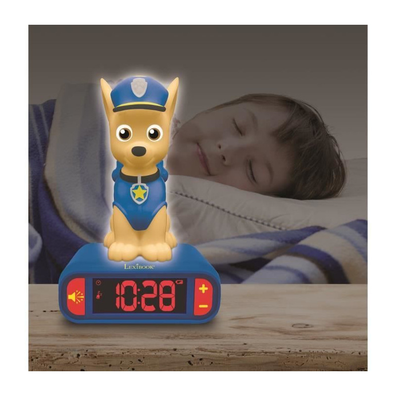 LEXIBOOK - Children's alarm clock with night light La Pat 'Patrouille