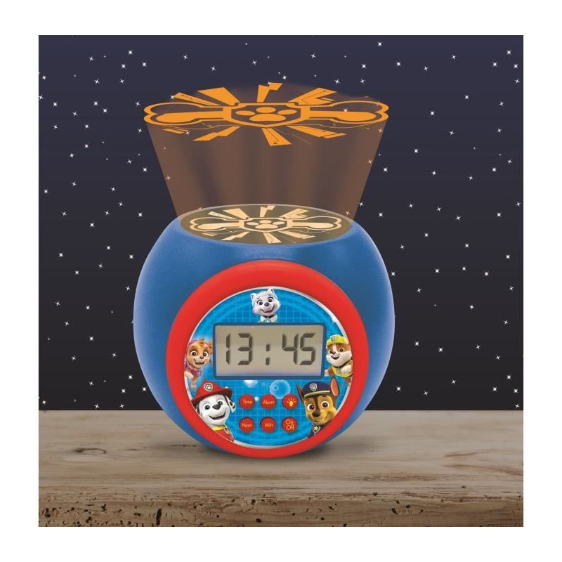 PAT 'PATROL Projector alarm clock timer function LEXIBOOK