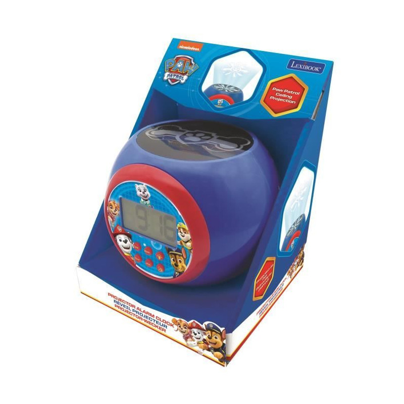 PAT 'PATROL Projector alarm clock timer function LEXIBOOK