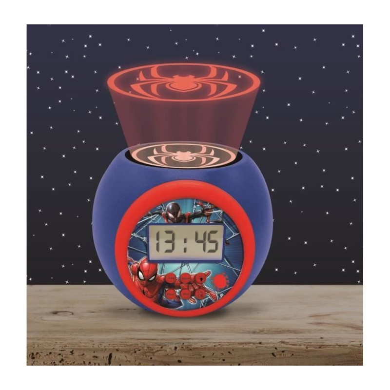 SPIDER-MAN Alarm clock projector timer function LEXIBOOK