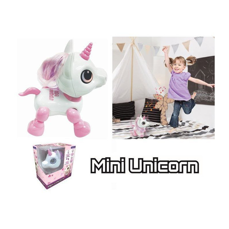 Power Unicorn Mini - Robot unicorn with light and sound effects, hand