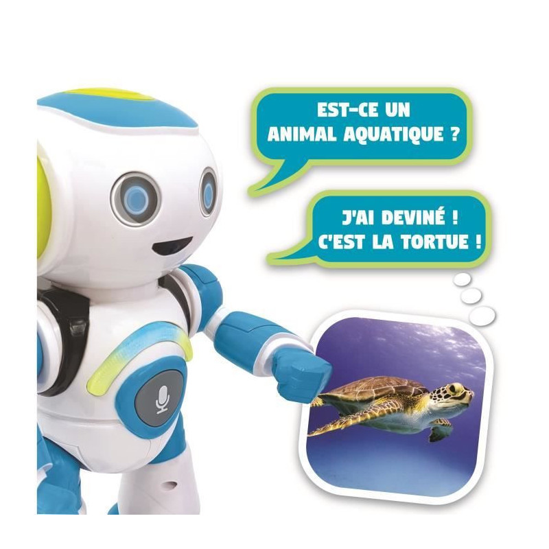 LEXIBOOK - POWERMAN Junior - Interactive Educational Robot - Ages 3+