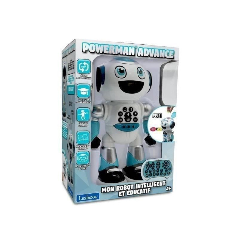 Powerman Programmable Robot with Quiz, Music, Games, Disc Throw, Stori