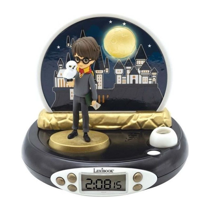 HARRY POTTER - 3D Projector Alarm Clock - Magic Sounds