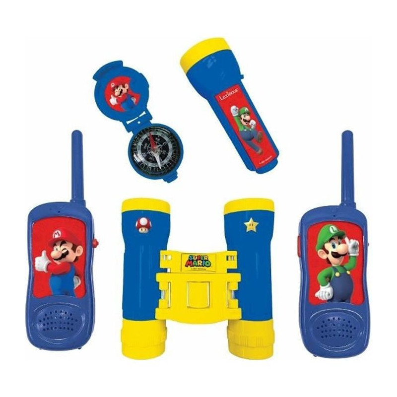 Super Mario - Adventurer's kit - Walkie-Talkie range 120m, binoculars