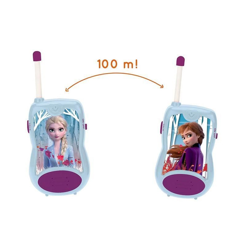 THE QUEEN OF SNOW - Pair of 2 Walkie Talkies - Range 100 m