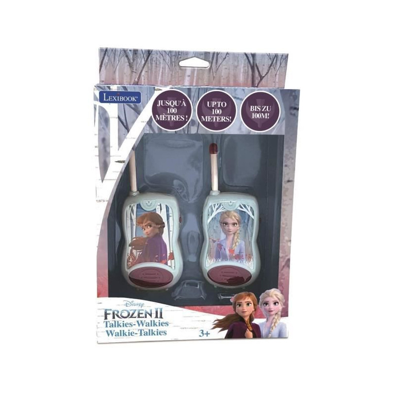 THE QUEEN OF SNOW - Pair of 2 Walkie Talkies - Range 100 m