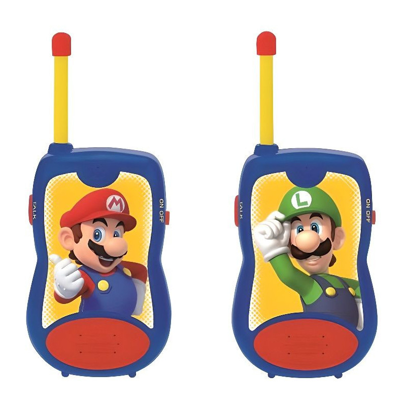 SUPER MARIO Children's walkie-talkie 120 meters of range - LEXIBOOK
