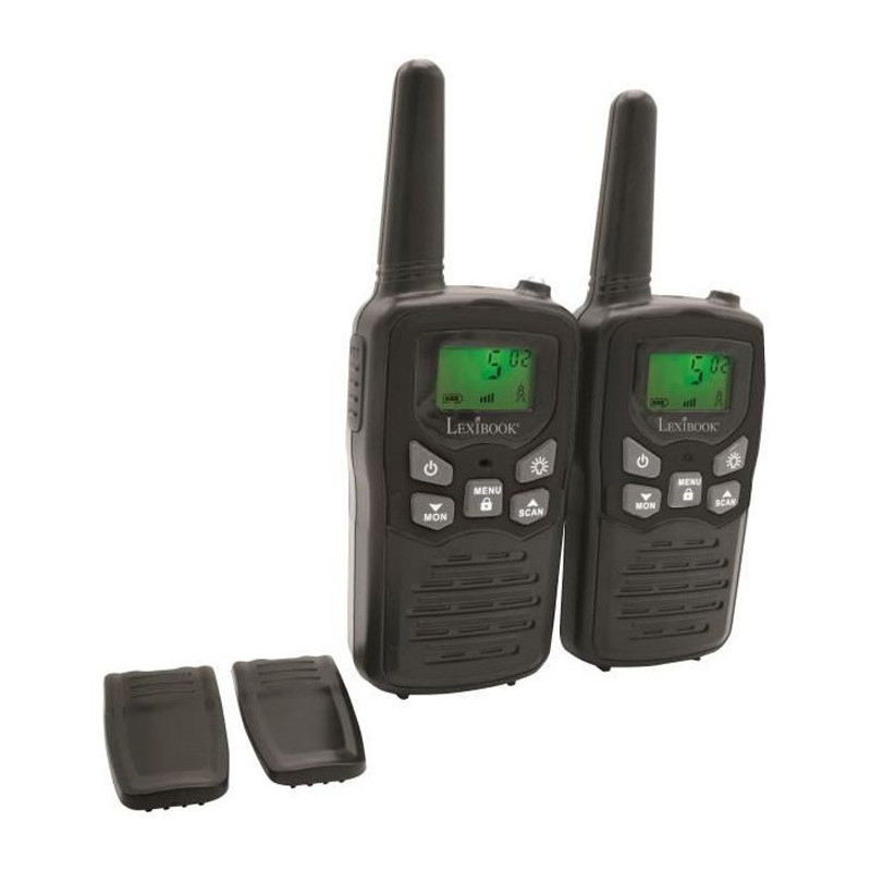 LEXIBOOK Walkie-Talkie black 8 km range