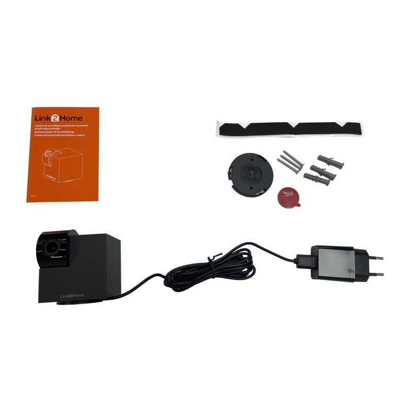 Wi-Fi Camera - LINK2HOME - Motorized, HD 1080P, Night Vision, IP65
