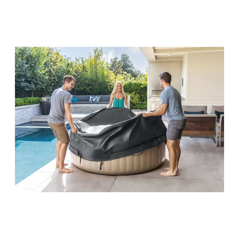 Thermal Cover - INTEX - PureSpa Round - 8 places - Prevents heat loss