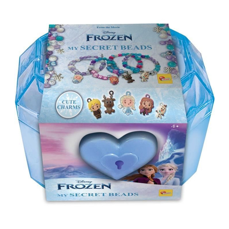 Jewelry Creation Kit - Lisciani - FROZEN - Box with Lock - Colorful Be