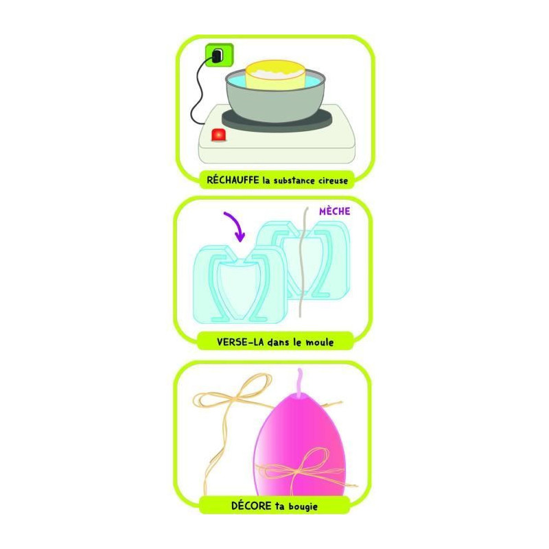 Génius Science - creative hobbies - the science of fun candles - LISC