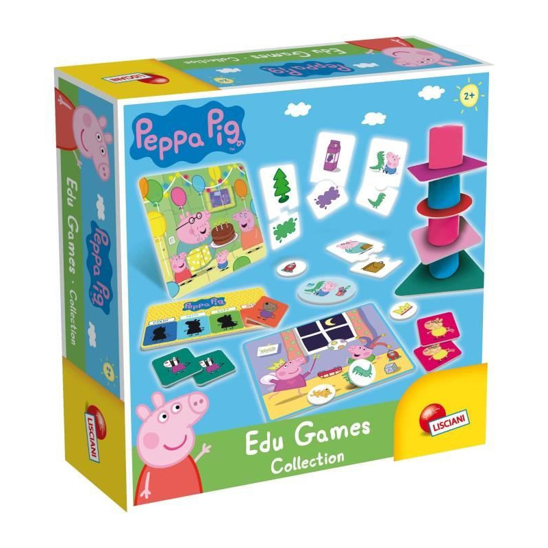 LISCIANI GIOCHI Peppa Pig Baby Educational Games Collection