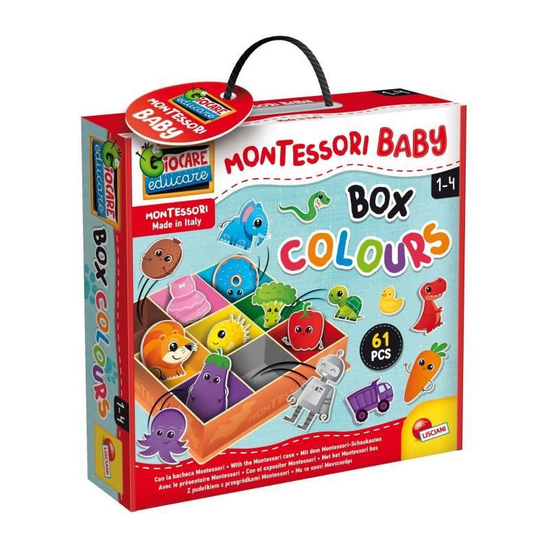 Box Colors - learning games - based on the Montessori method - LISCIAN