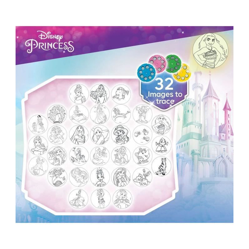 Drawing school projector - Princess - to draw all your favorite Prince