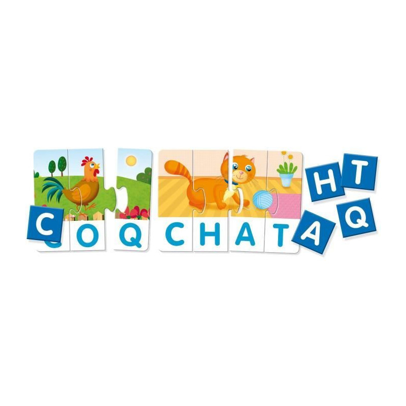 Letters and Words - Carotina - Learn to read and write simply - LISCIA