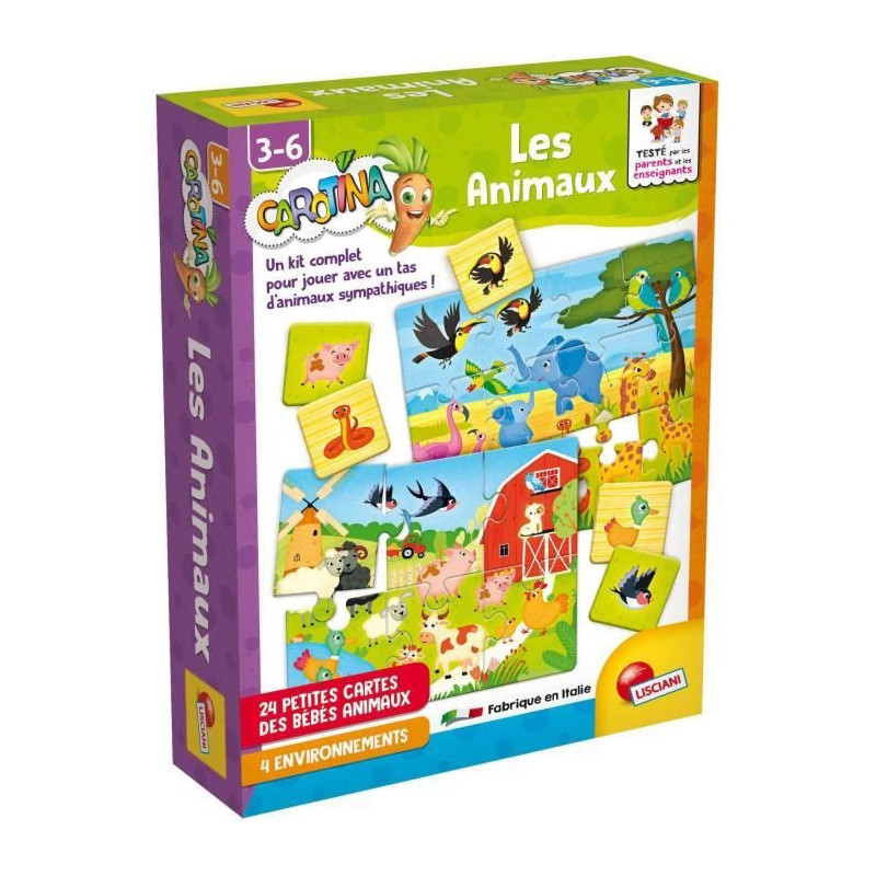 The Animals - Carotina - Learning game - LISCIANI