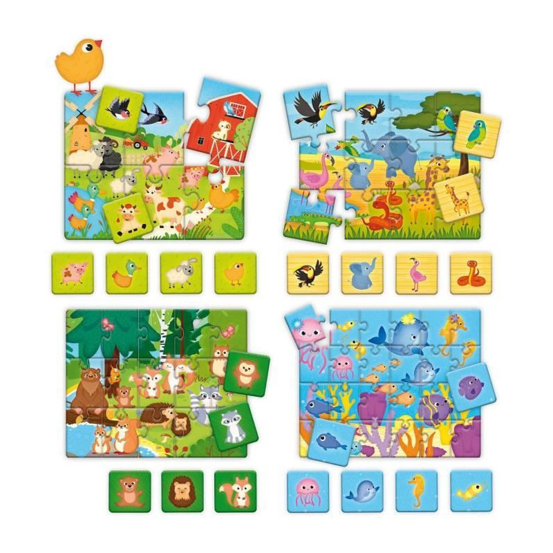 The Animals - Carotina - Learning game - LISCIANI