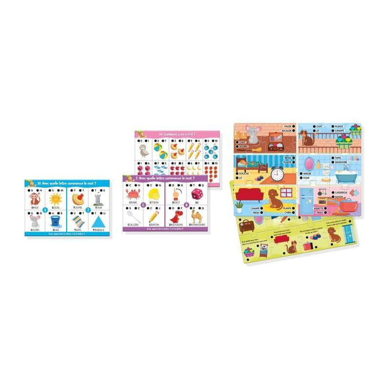 ABC & first words - Carotina - interactive alphabet book - LISCIANI