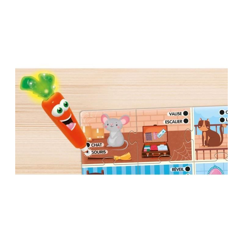 ABC & first words - Carotina - interactive alphabet book - LISCIANI
