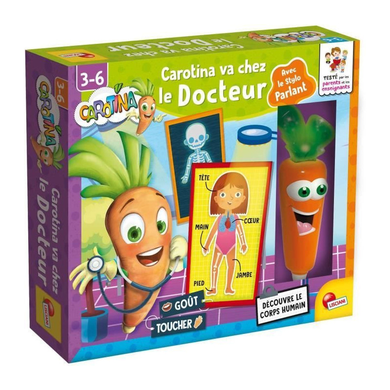 Carotina goes to the doctor - Discover the human body - learning game