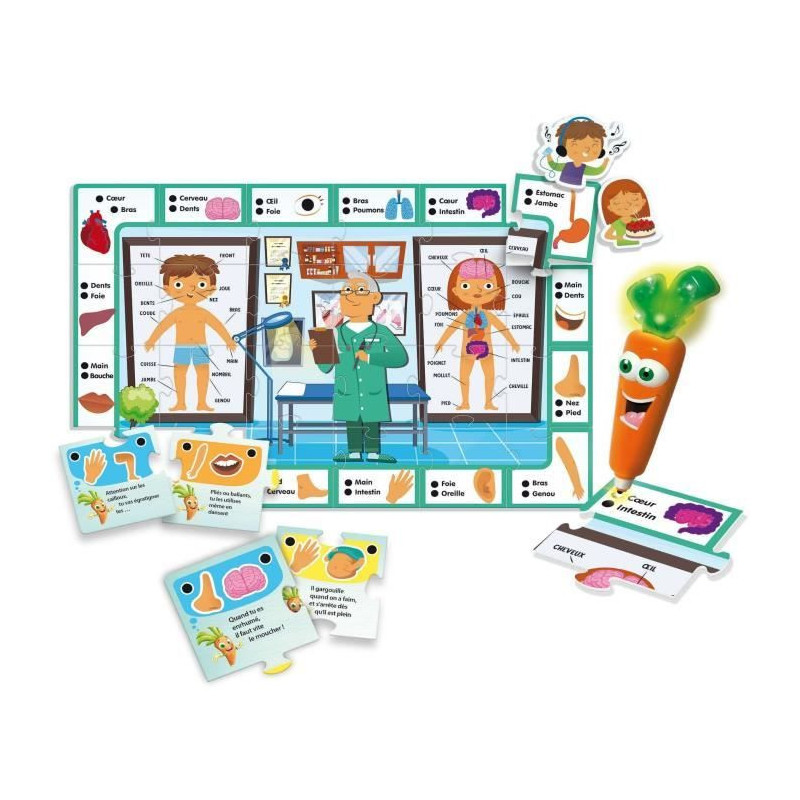 Carotina goes to the doctor - Discover the human body - learning game