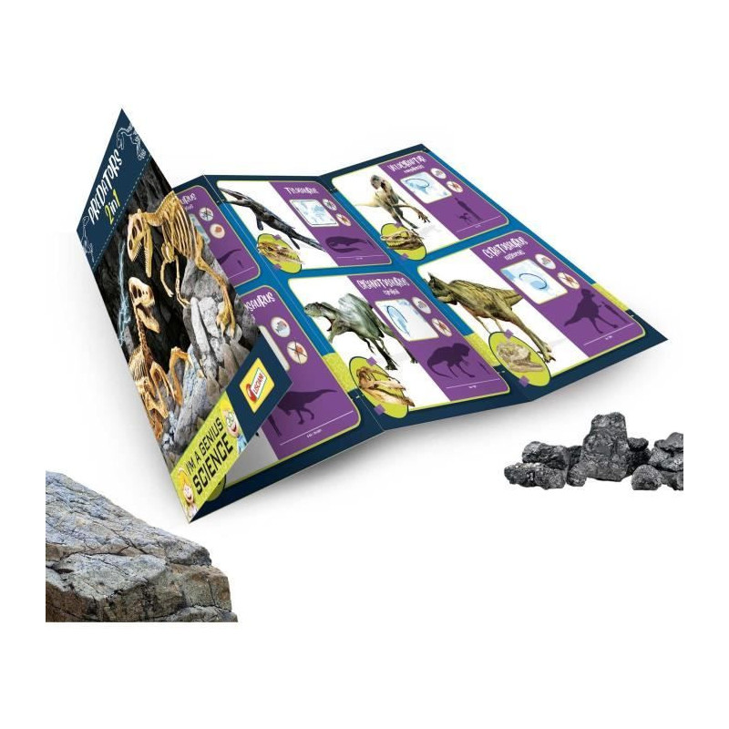 Génius Science - scientific game - Predators 2 in 1 - to dig and buil