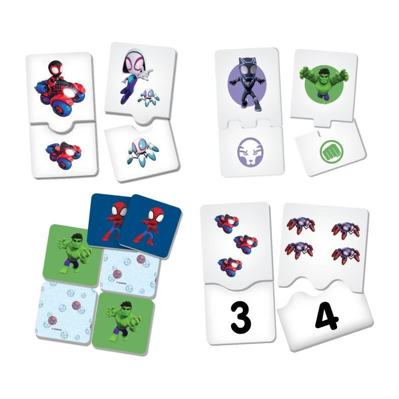 Collection of 10 educational games for the little ones - Spidey - Edu