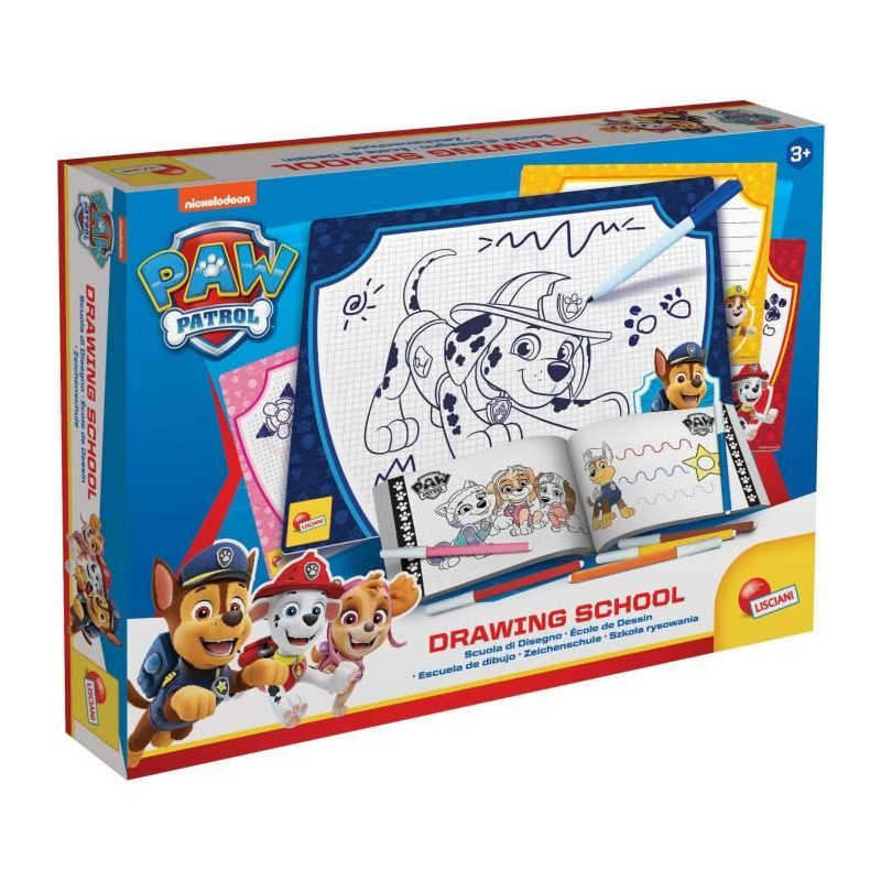 Drawing school - Paw Patrol drawing school - to learn to draw - LISCIA