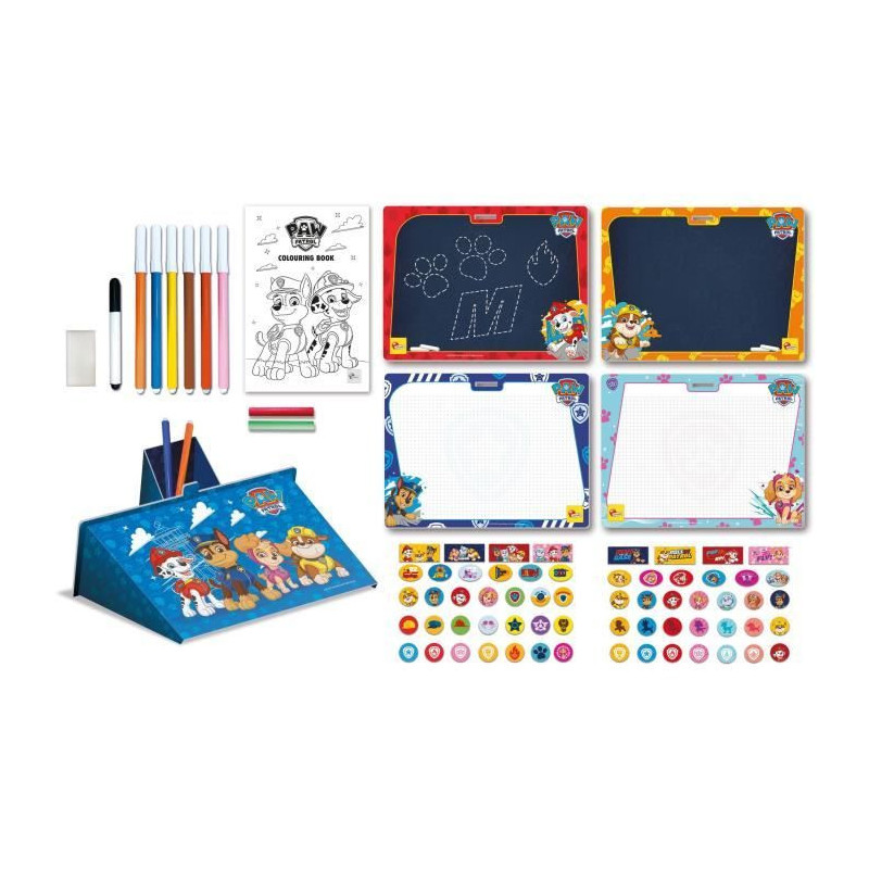 Coloring backpack and drawing school - Paw Patrol - LISCIANI