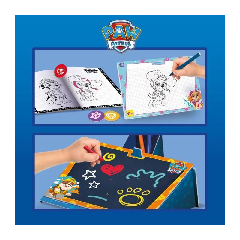 Coloring backpack and drawing school - Paw Patrol - LISCIANI