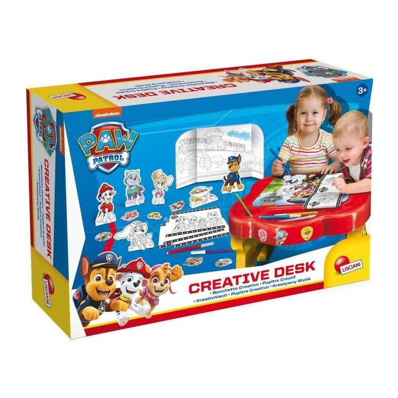 Creative desk - Paw Patrol - play and color the Paw Patrol characters