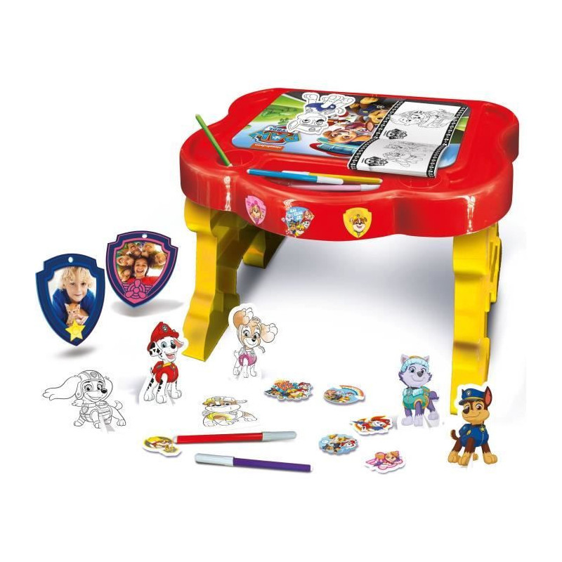 Creative desk - Paw Patrol - play and color the Paw Patrol characters