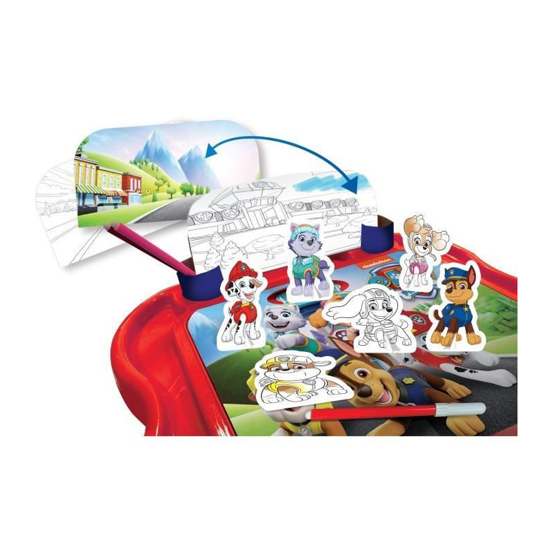 Creative desk - Paw Patrol - play and color the Paw Patrol characters